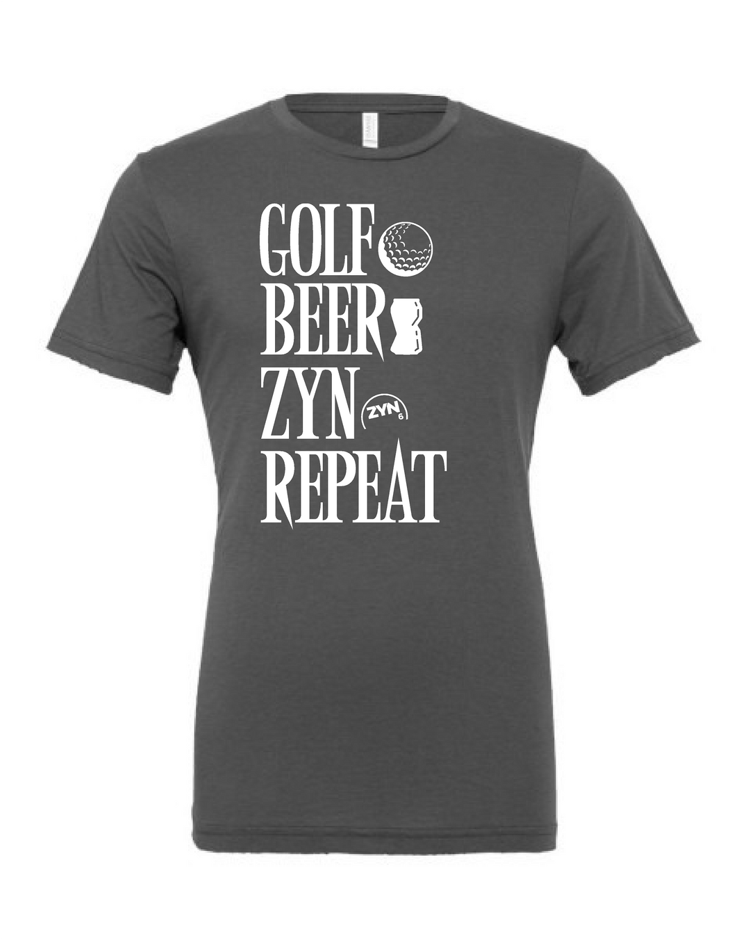 Golf Beer Zyn Repeat T-Shirt